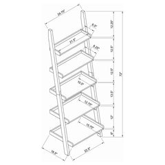 Colella Brown 3 Pc Bookcase Set - furniture place usa