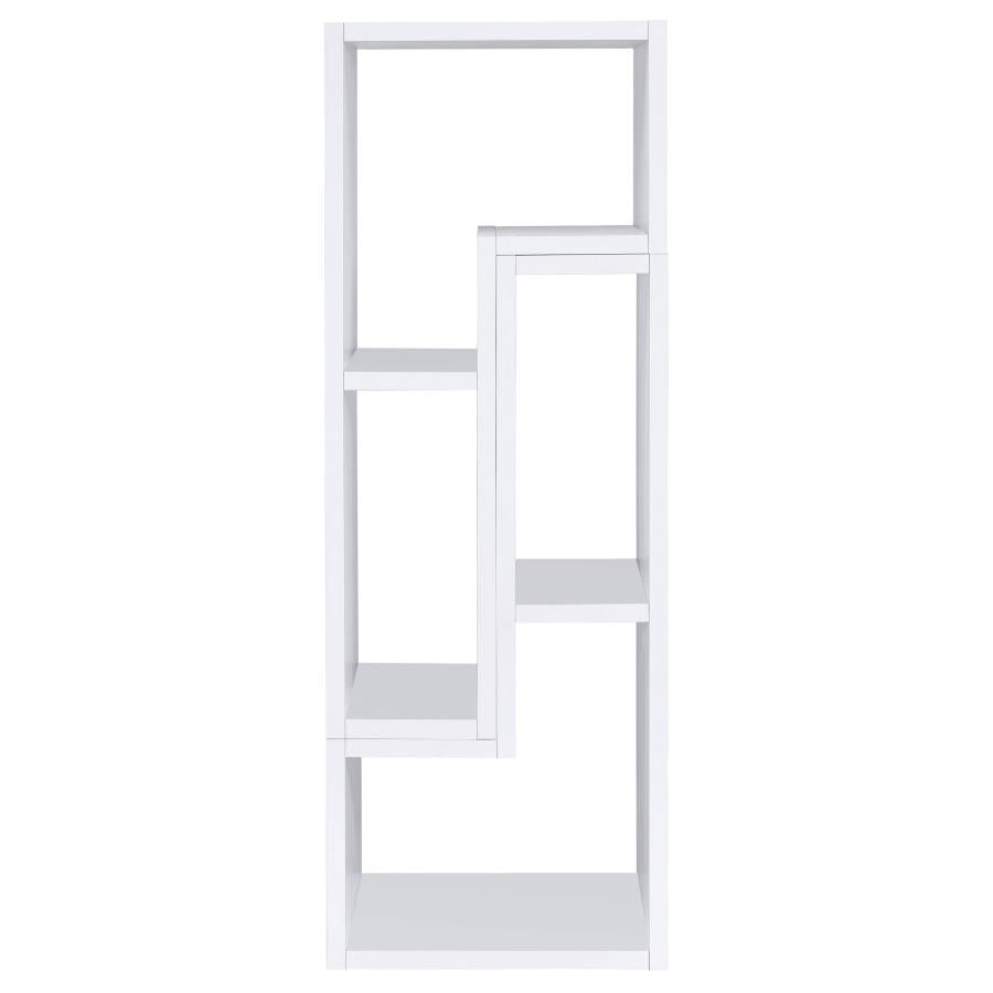 Velma White Bookcase / Tv Stand - furniture place usa