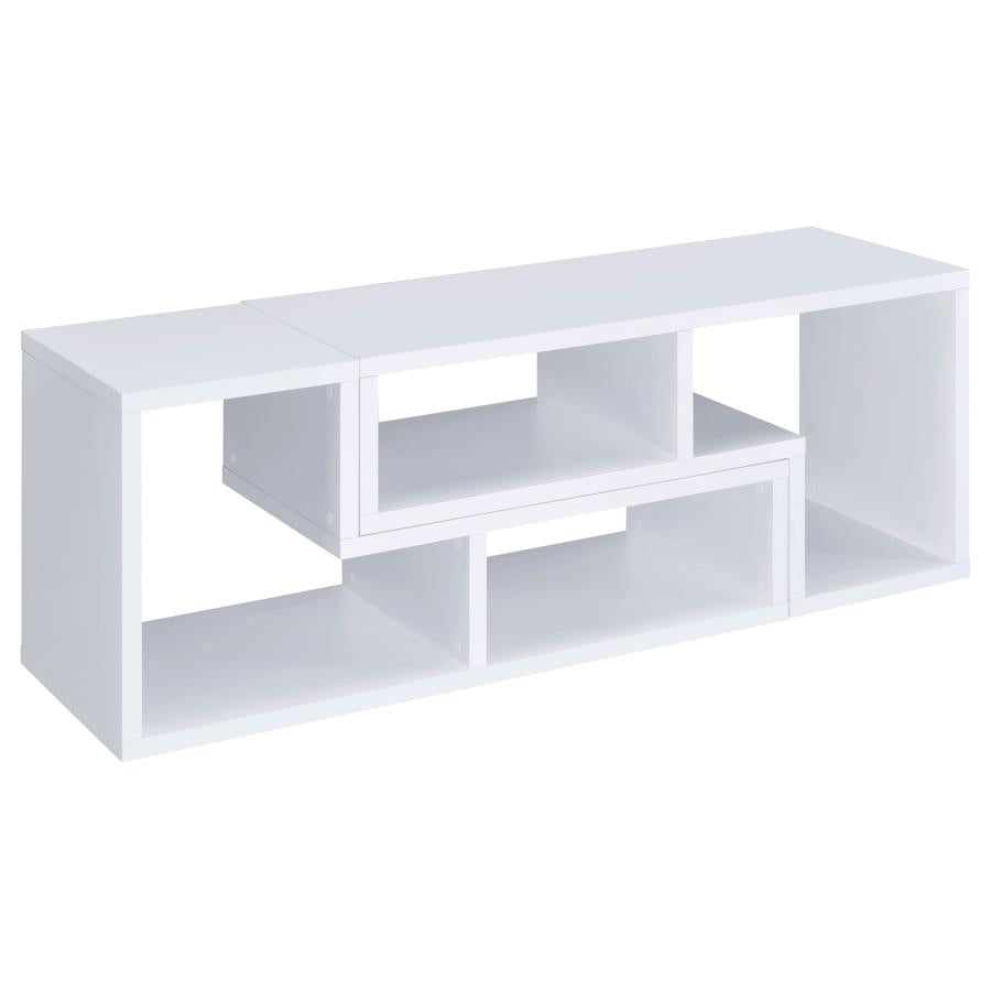 Velma White Bookcase / Tv Stand - furniture place usa
