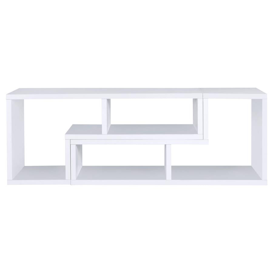 Velma White Bookcase / Tv Stand - furniture place usa