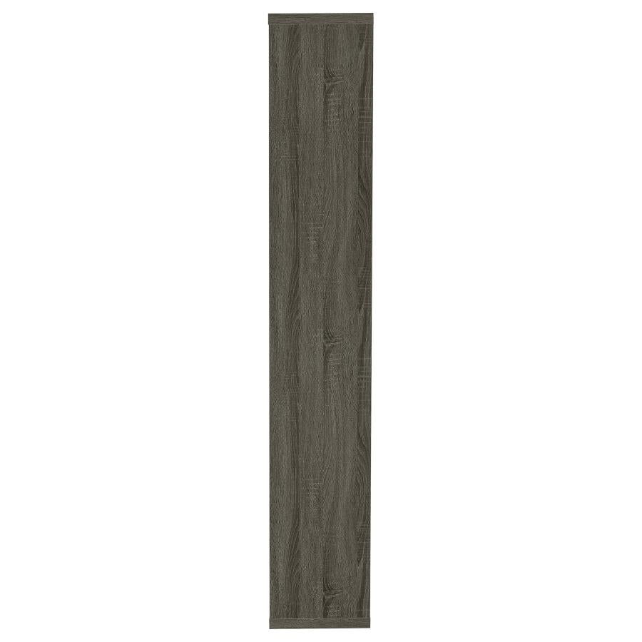 Theo Grey Bookcase - furniture place usa