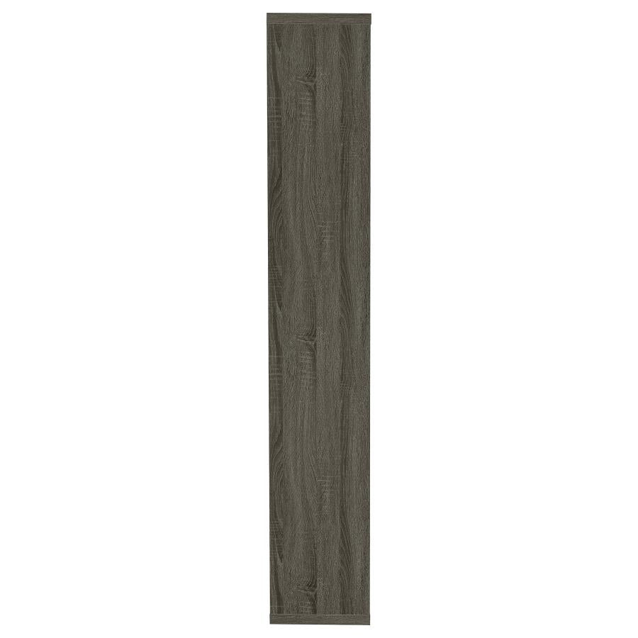 Theo Grey Bookcase - furniture place usa