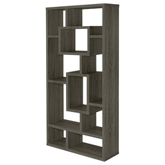 Howie Grey Bookcase - furniture place usa