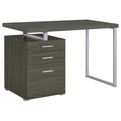 Brennan Grey Computer Desk - furniture place usa