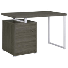 Brennan Grey Computer Desk - furniture place usa