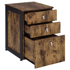 Estrella Brown 2 Pc Desk Set - furniture place usa