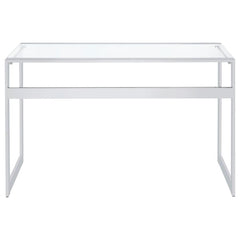 Hartford Silver Writing Desk - furniture place usa