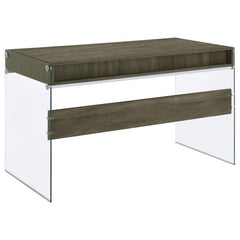 Dobrev Grey Writing Desk - furniture place usa