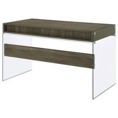 Dobrev Grey Writing Desk - furniture place usa