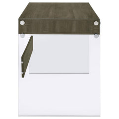 Dobrev Grey Writing Desk - furniture place usa