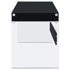 Dobrev Black Writing Desk - furniture place usa
