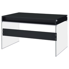 Dobrev Black Writing Desk - furniture place usa