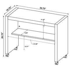 Skeena Brown Mobile Return - furniture place usa