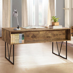 Analiese Brown Writing Desk - furniture place usa