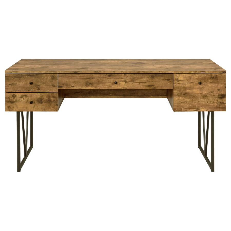 Analiese Brown Writing Desk - furniture place usa