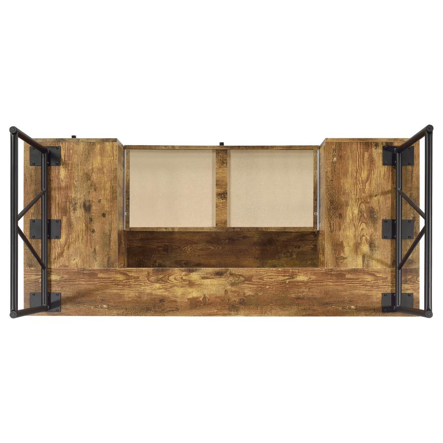 Analiese Brown Writing Desk - furniture place usa