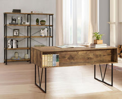 Analiese Brown Writing Desk - furniture place usa