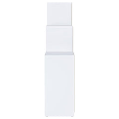 Spencer White Bookcase - furniture place usa