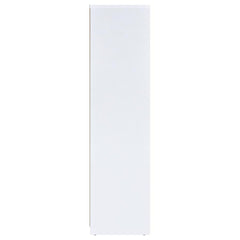 Spencer White Bookcase - furniture place usa