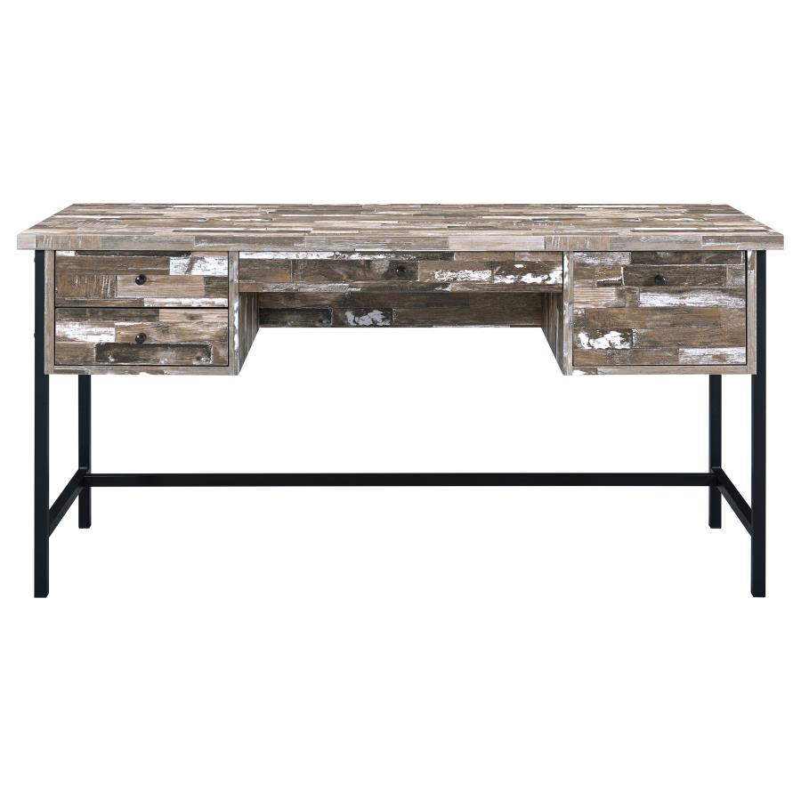 Kemper Brown Writing Desk - furniture place usa