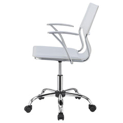 Himari White Office Chair - furniture place usa