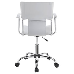 Himari White Office Chair - furniture place usa