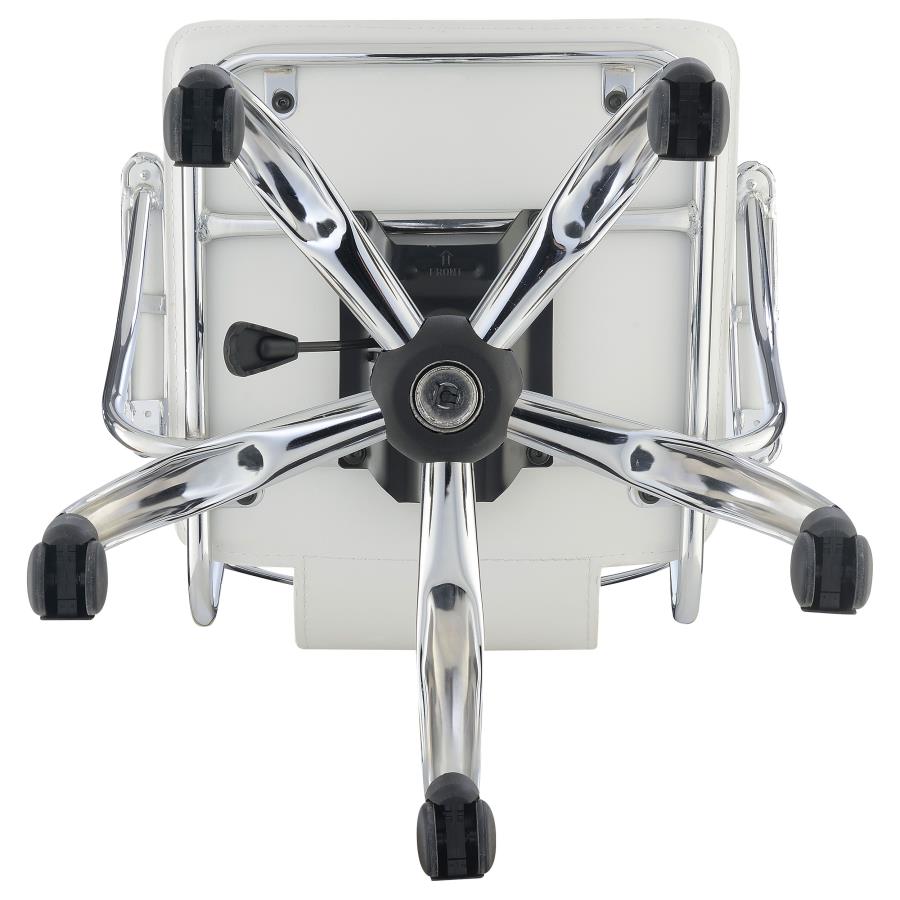 Himari White Office Chair - furniture place usa