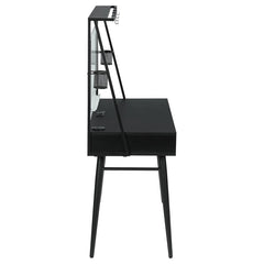 Jessie Black Writing Desk - furniture place usa
