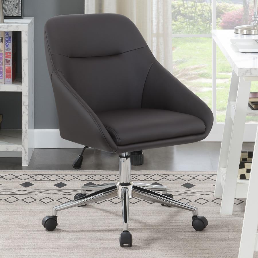 Jackman Brown Office Chair - furniture place usa