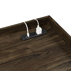 Angelica Brown Writing Desk - furniture place usa