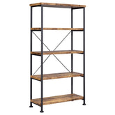 Analiese Brown Bookcase - furniture place usa