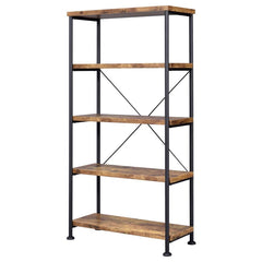 Analiese Brown Bookcase - furniture place usa