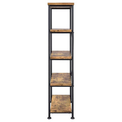 Analiese Brown Bookcase - furniture place usa