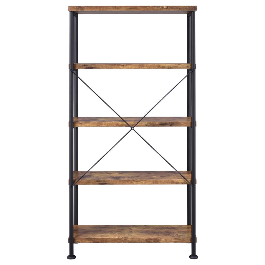Analiese Brown Bookcase - furniture place usa