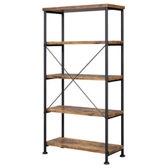 Analiese Brown Bookcase - furniture place usa