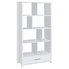 Dylan White Bookcase - furniture place usa