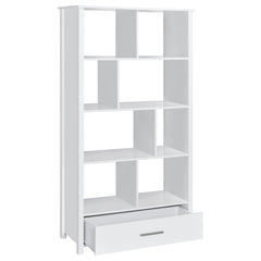 Dylan White Bookcase - furniture place usa