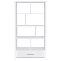 Dylan White Bookcase - furniture place usa