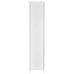 Dylan White Bookcase - furniture place usa