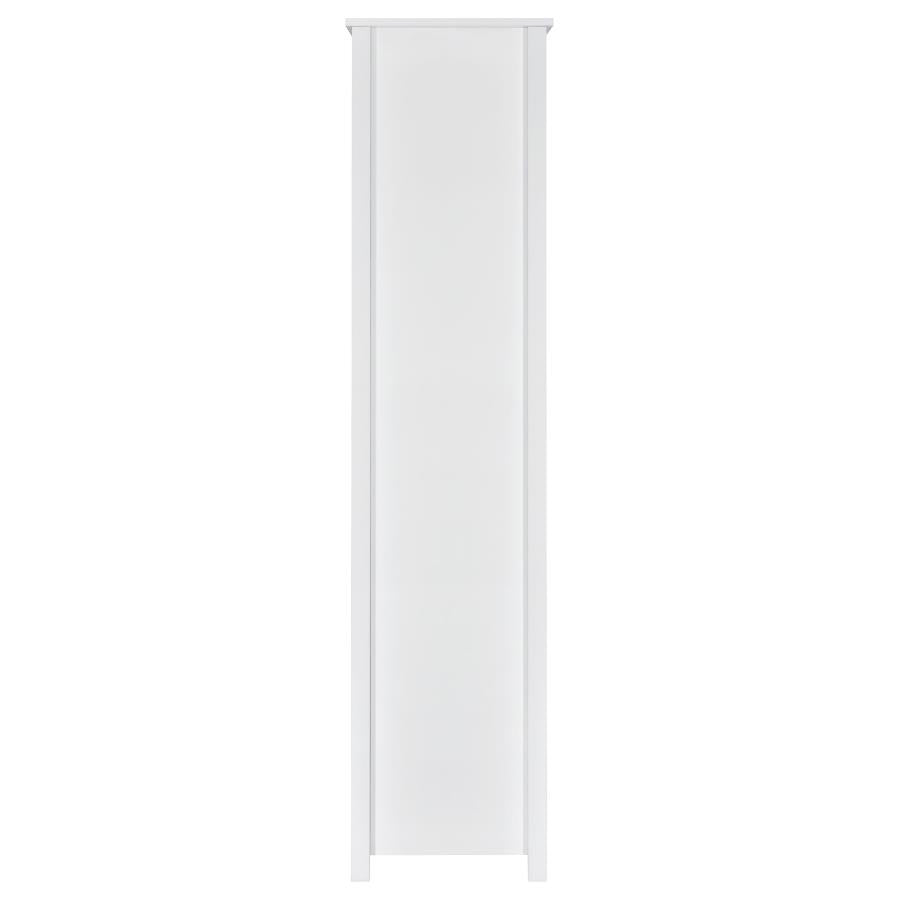 Dylan White Bookcase - furniture place usa