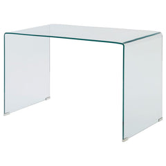 Ripley Clear Writing Desk - furniture place usa