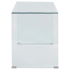Ripley Clear Writing Desk - furniture place usa