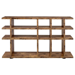 Santos Brown Console Bookcase - furniture place usa