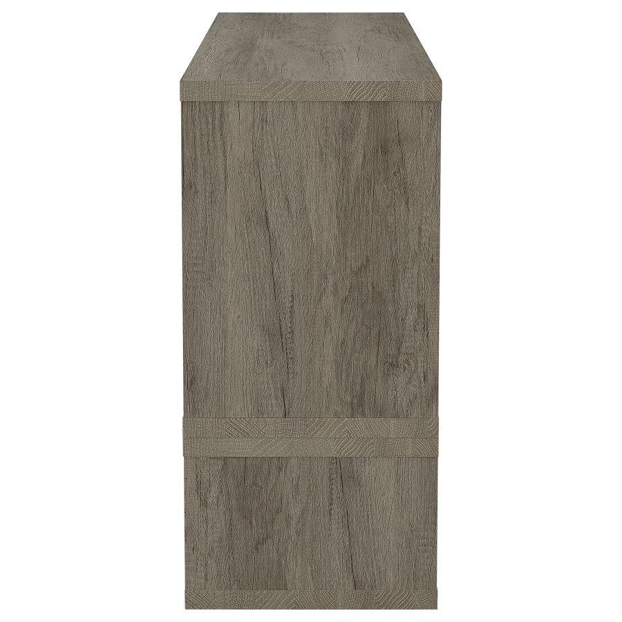 Velma Grey Bookcase / Tv Stand - furniture place usa