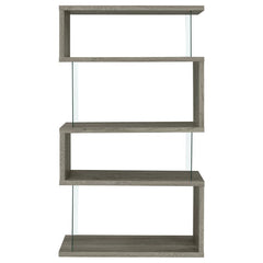 Emelle Grey Bookcase - furniture place usa