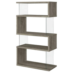Emelle Grey Bookcase - furniture place usa
