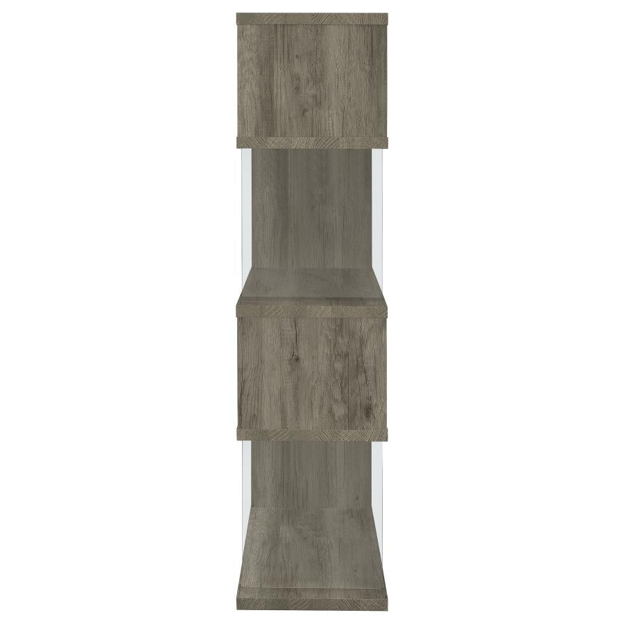 Emelle Grey Bookcase - furniture place usa