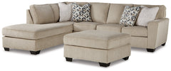 Decelle 2-Piece Sectional with Ottoman - PKG011013 - furniture place usa