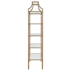 Serena Gold Bookcase - furniture place usa
