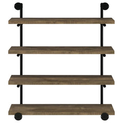 Elmcrest Brown 40"w Wall Shelf - furniture place usa